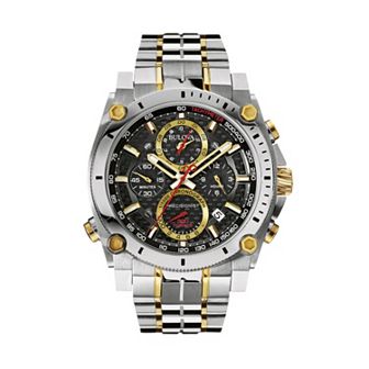 Bulova Men's Precisionist Two Tone Stainless Steel Chronograph Watch - 98B228