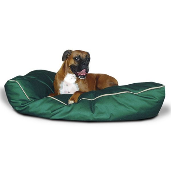 Majestic Pet Rectangular Pet Bed - 35'' x 28'' - Green