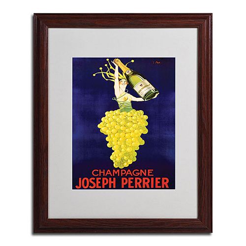 16'' x 20'' ''Champagne Joseph Perrier'' Framed Canvas Wall Art