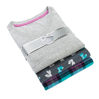 Women's Sonoma Goods For Life® Pajamas: 3-pc. Flannel Pajama Gift Set