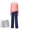 Women's Sonoma Goods For Life® Pajamas: 3-pc. Flannel Pajama Gift Set