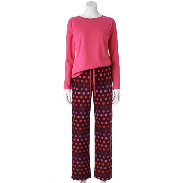 Women's Sonoma Goods For Life® Pajamas: Plush Microfleece Pajama Gift Set