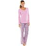 Women's Sonoma Goods For Life® Pajamas: Printed Pointelle Pajama Gift Set