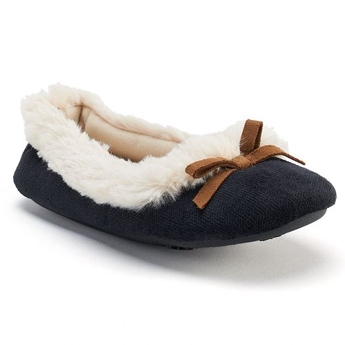 dearfoams ballerina slippers