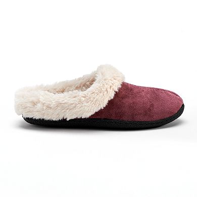 Dearfoams Women's Velvet Clog Slippers