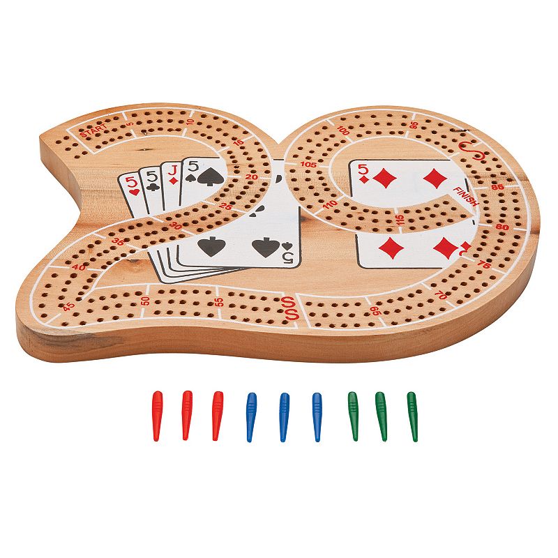 Mainstreet Classics 29 Cribbage Board, Clrs