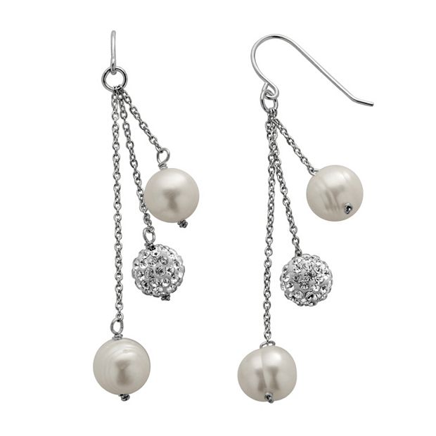 Kohls black pearl deals earrings