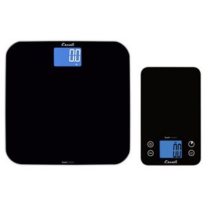 Escali SmartConnect Bluetooth 2-piece Bathroom & Food Scale Set