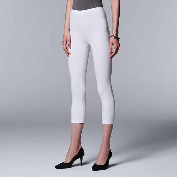 Simply Vera Vera Wang Midrise Capri Leggings