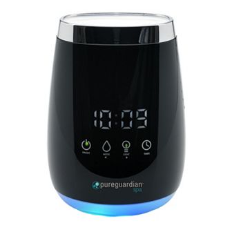 PureGuardian Ultrasonic Aroma Spa Diffuser & Alarm Clock