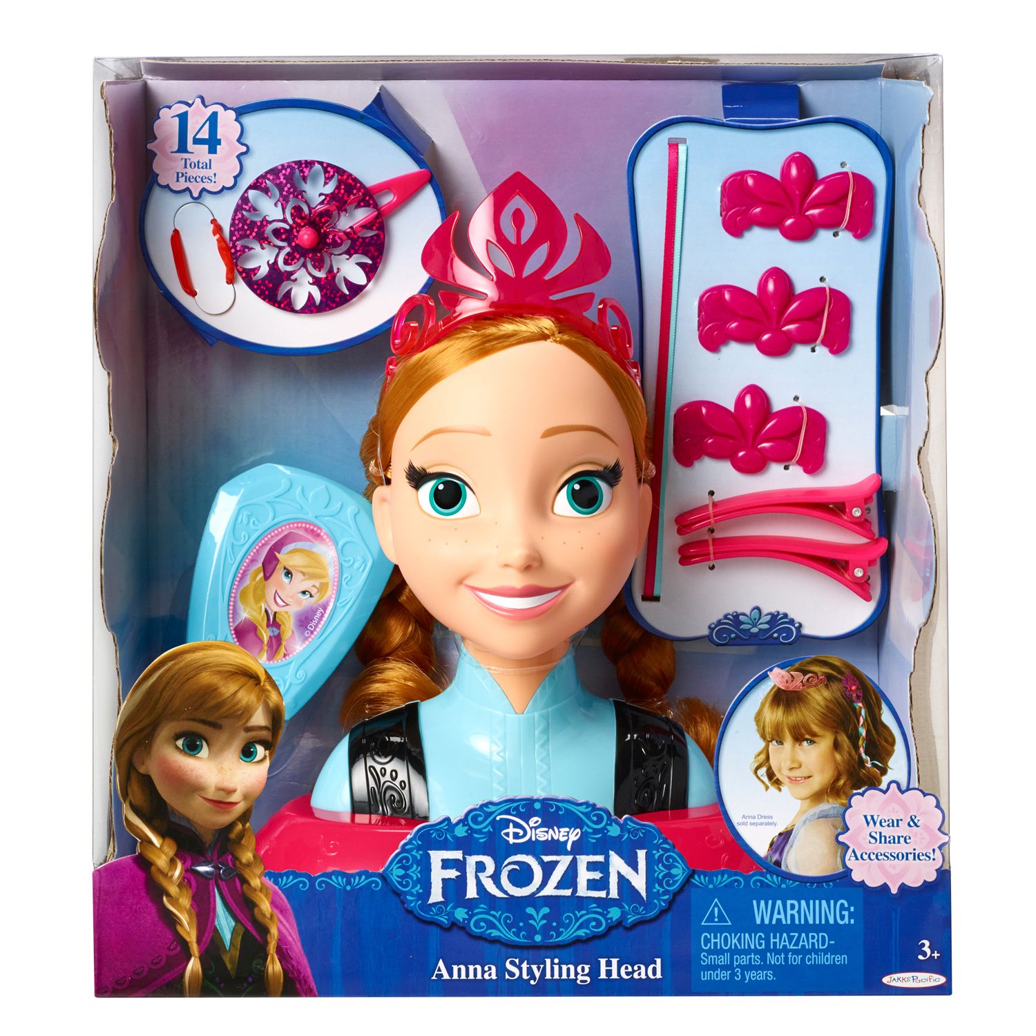 frozen anna styling head