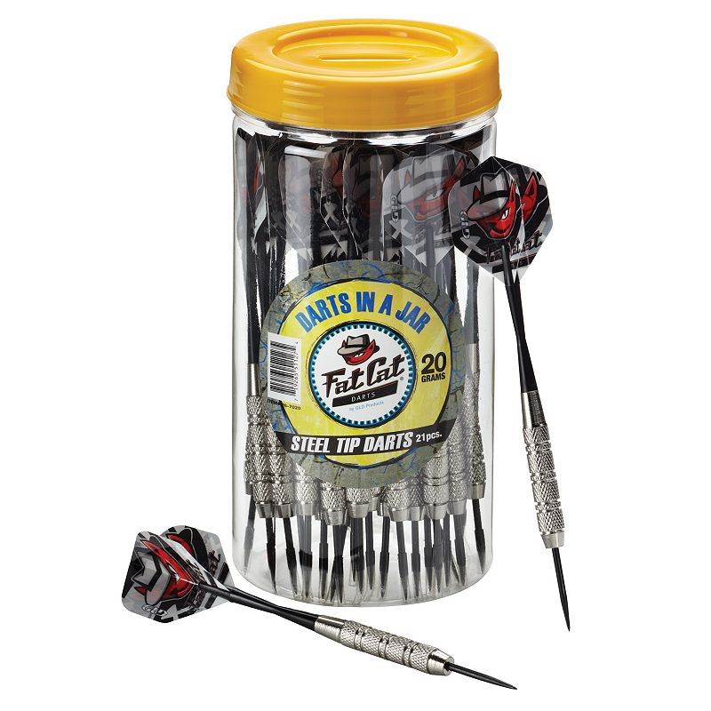 98330036 Fat Cat 21-pk. Steel Tip 20 Gram Darts, Clrs, 20 G sku 98330036