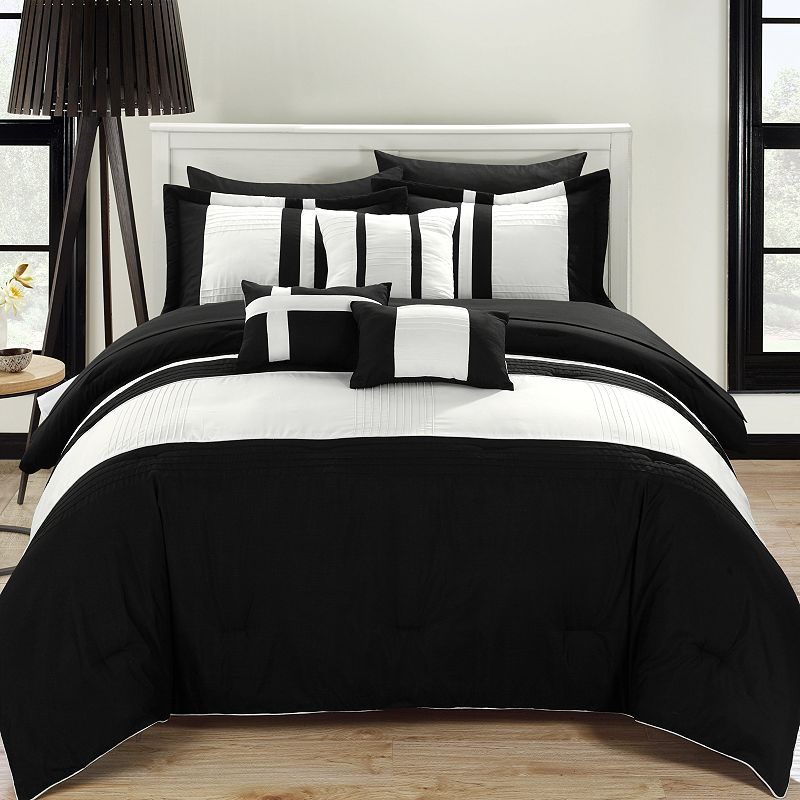 Fiesta 10-pc. Bed Set, Black, King