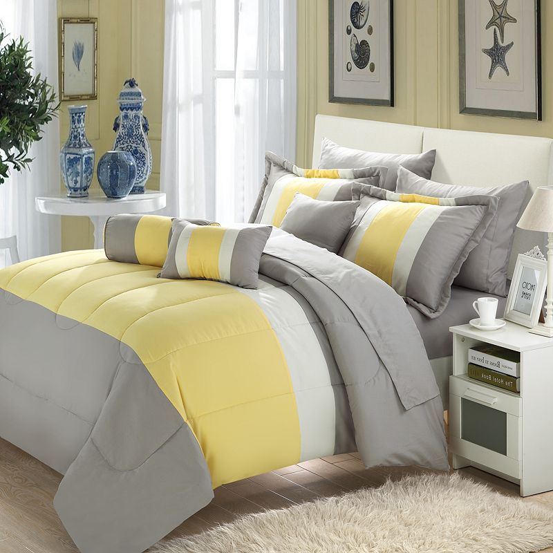 Serenity 10-pc. Bed Set, Yellow, King