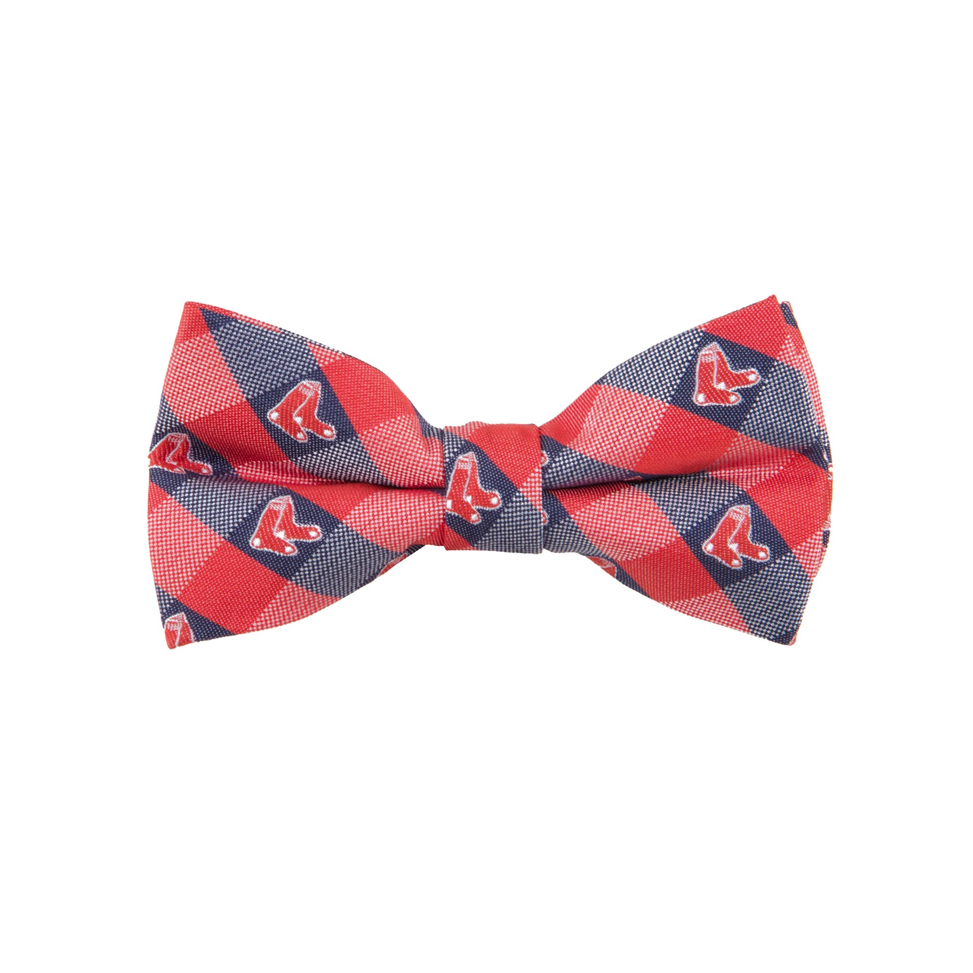 Boston Red Sox Check Woven Bow Tie