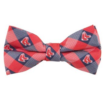 Boston Red Sox Check Woven Bow Tie