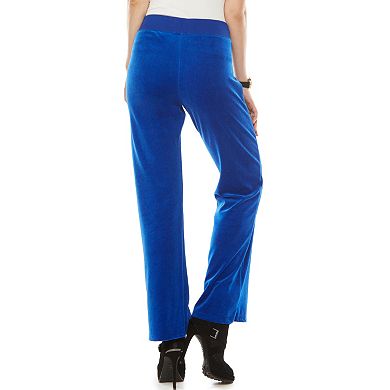 Juicy Couture Bootcut Velour Pants - Women's