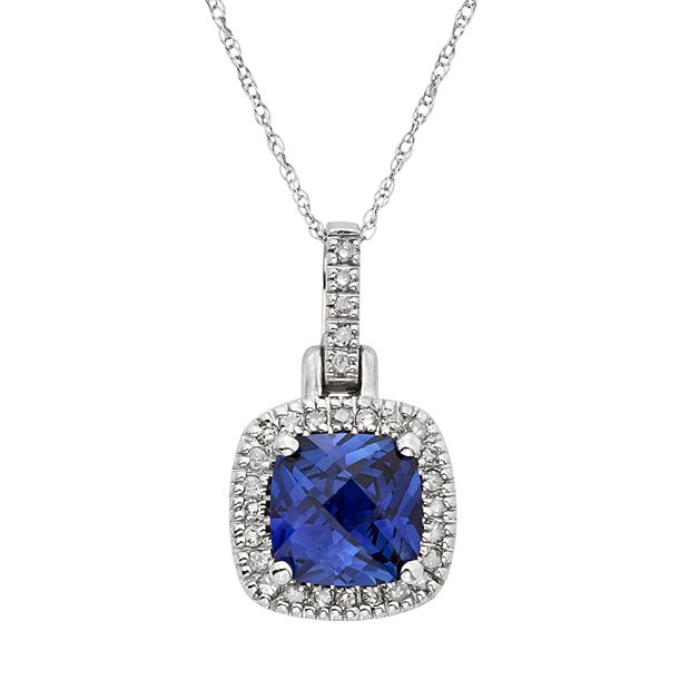 Kohls hot sale sapphire necklace