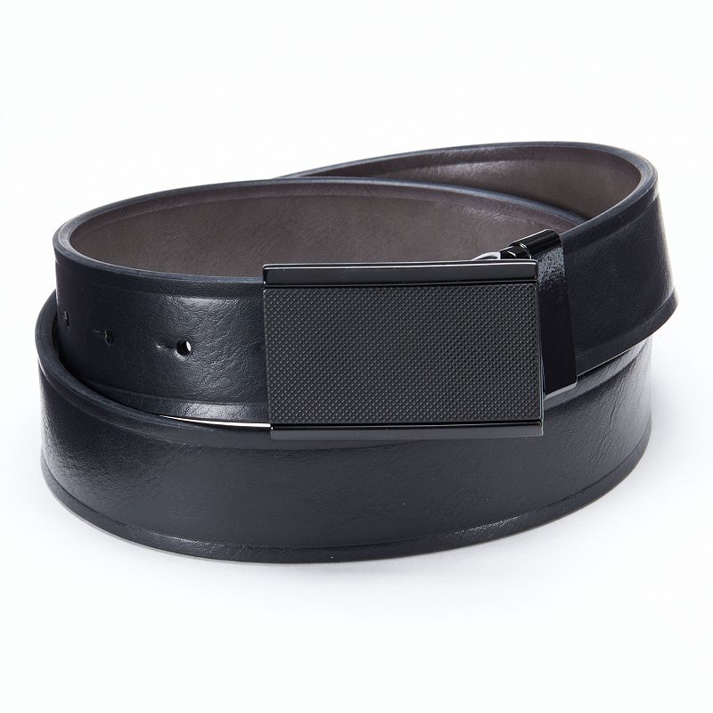 UPC 026217000589 product image for Apt. 9® Matte Plaque Reversible Leather Belt - Men, Size: 32, Grey (Charcoal) | upcitemdb.com
