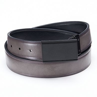 Apt. 9® Matte Plaque Reversible Leather Belt - Men