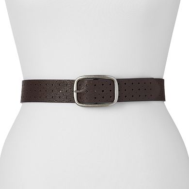 Relic by Fossil Perforated Reversible Belt