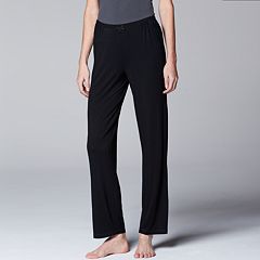 Tall Size Simply Vera Vera Wang Basic Luxury Pajama Pants