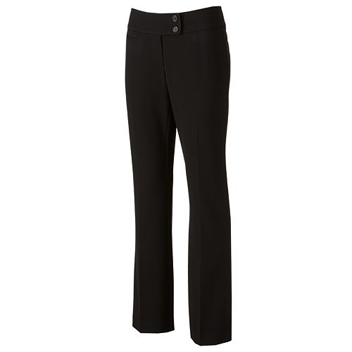 Apt. 9® Modern Fit Straight-Leg Pants - Women's