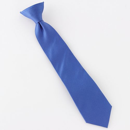 Chaps Solid Clip-On Tie - Boys