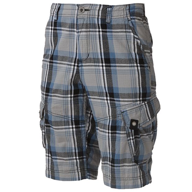 kohls mens plaid shorts