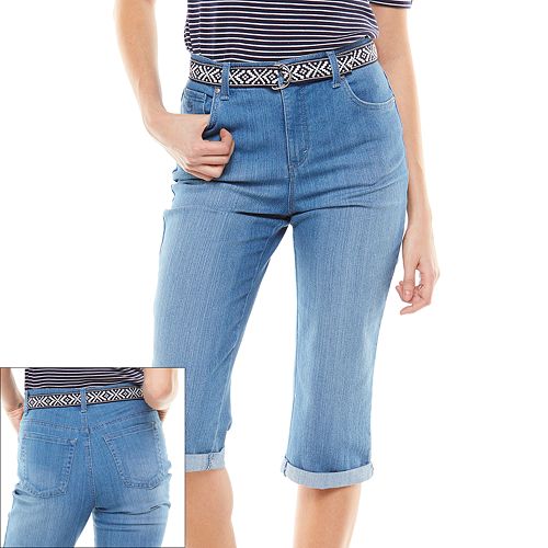 denim capris for women