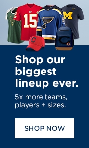 Shop our biggest lineup ever. 5x more teams, players plus sizes. Shop now.