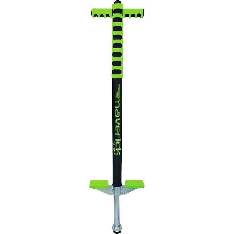 Flybar Foam Maverick Pogo Stick for Kids Age 5 & Up  40 to 80 Lbs  Green