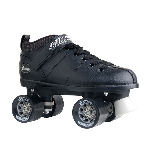 Bullet Speed Roller Skates Low Cut Boots Size 9 High Rebound Wheels Unisex Black 