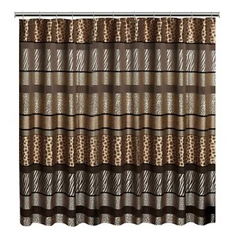 Gazelle Fabric Shower Curtain