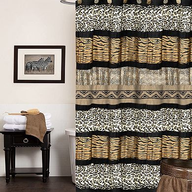 Gazelle Fabric Shower Curtain