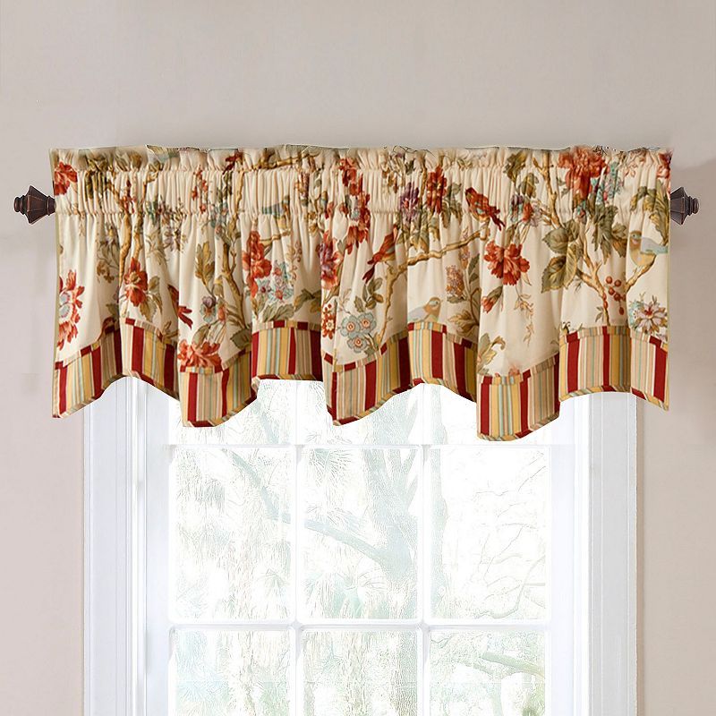 50"x16" Charleston Chirp Window Valance - Waverly