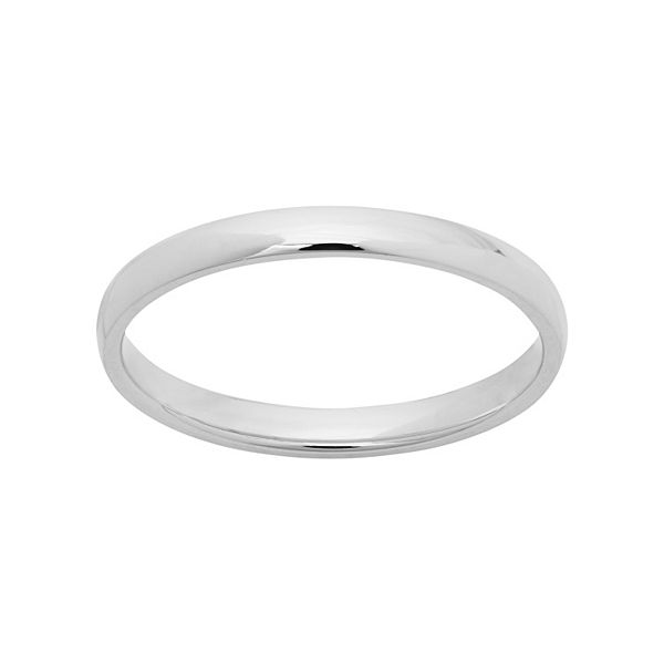 14k White Gold Wedding Ring