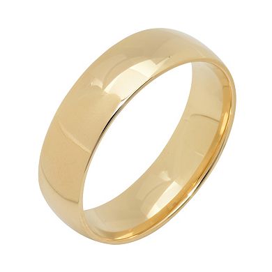 14k Gold Wedding Band - Men