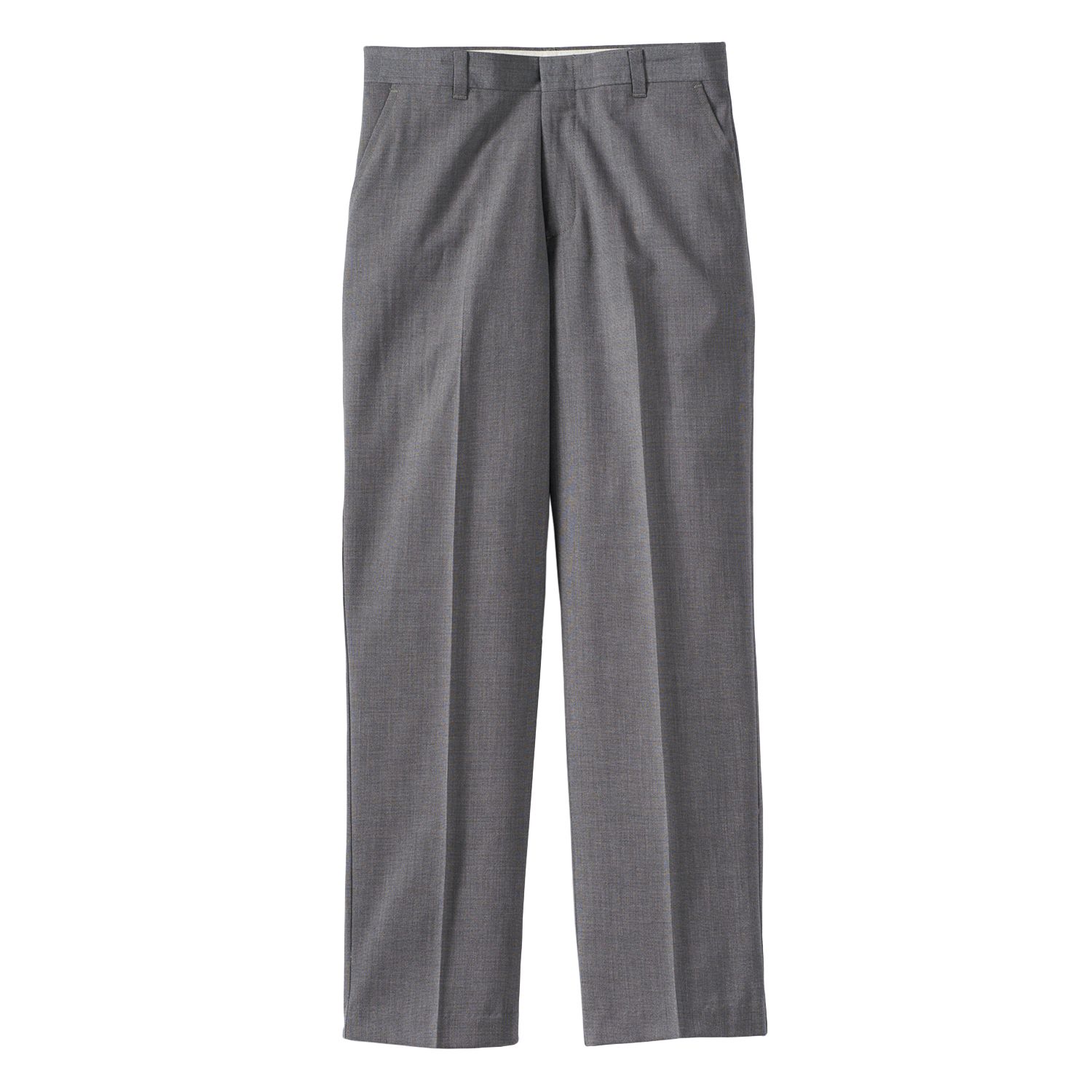 chaps grey suit pants