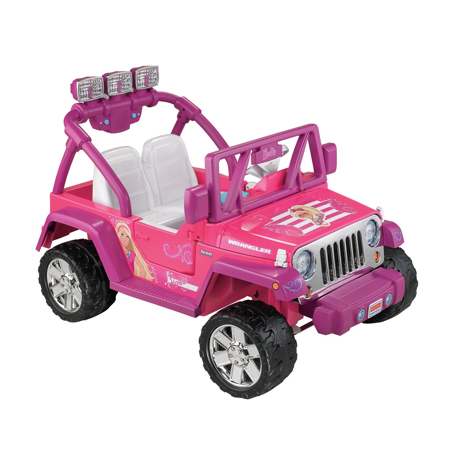 barbie motorized jeep