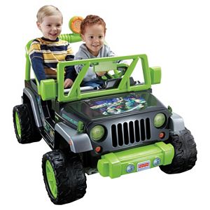 Power Wheels Teenage Mutant Ninja Turtles Ride-On Jeep Wrangler by Fisher-Price