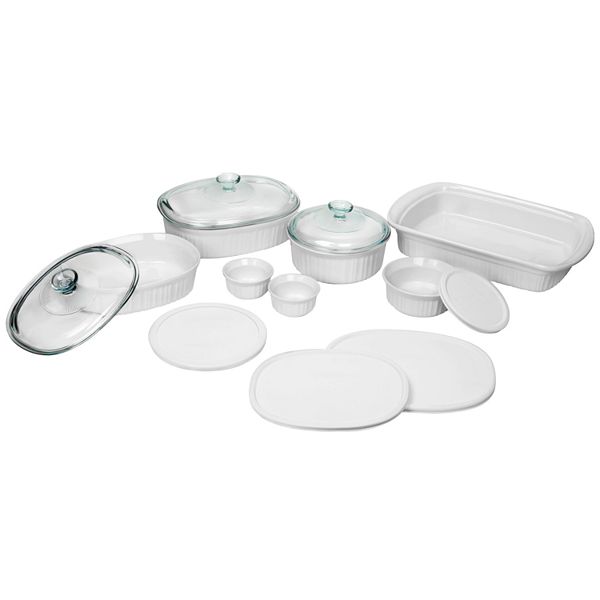 CorningWare French White 20-piece Bakeware Set 