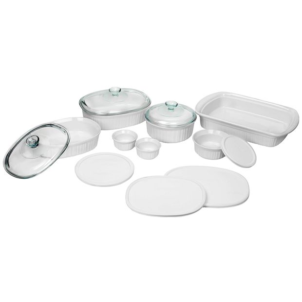 Corningware French White 10 Piece Bakeware Set, Created for Macy's