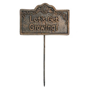 Lets Get Growing Outdoor Garden Marker