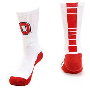 Women's Mojo Ohio State Buckeyes Champ 1/2-Cushion Performance Crew Socks