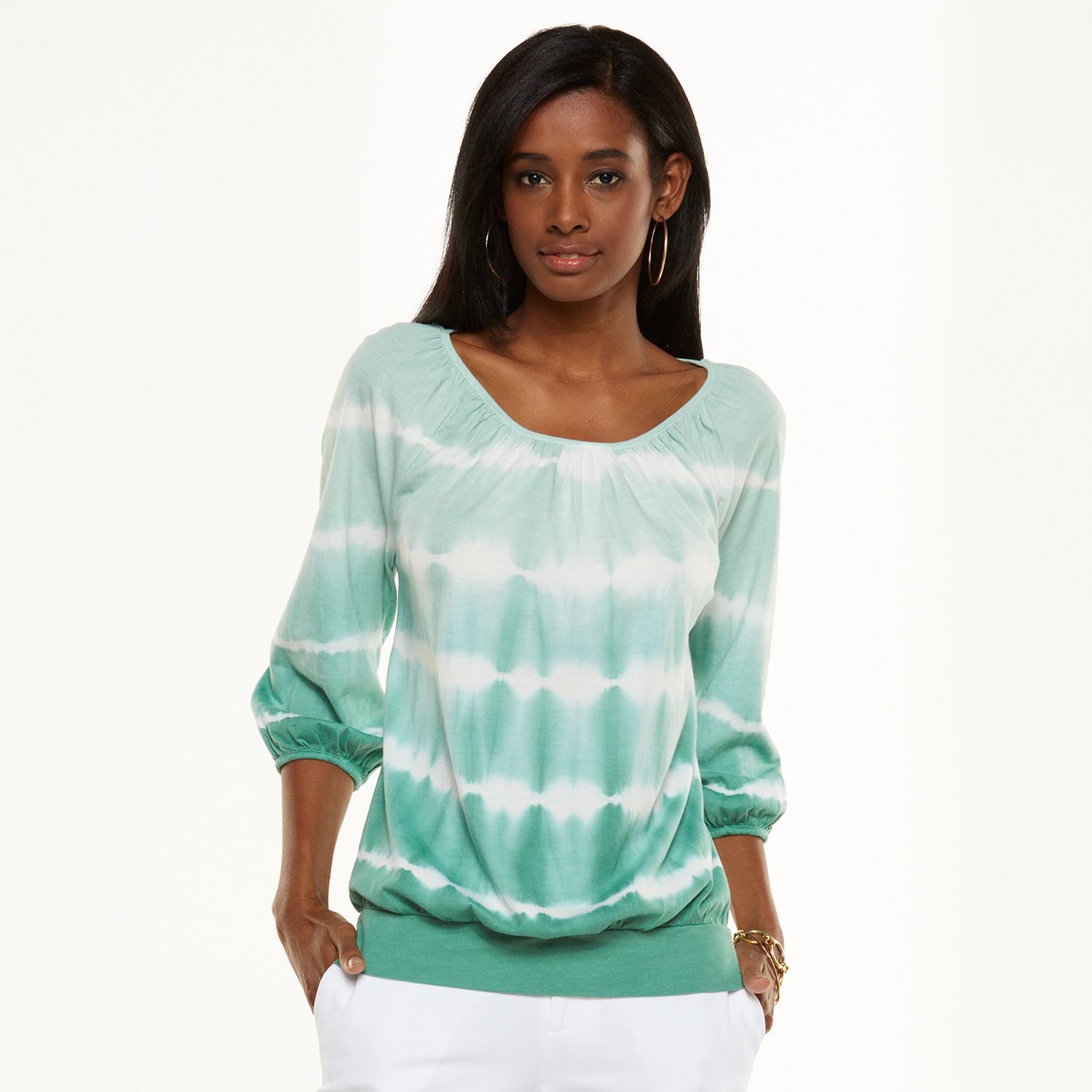 banded bottom tops kohls