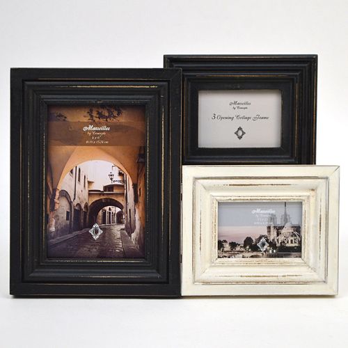 Concepts in Time 3-Opening Distressed Collage Frame