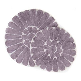 Chesapeake Bursting Flower Tufted 2 pc Bath Rug Set