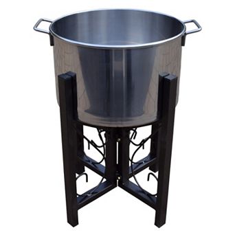 Stainless Steel 14-inch Ice Bucket & Stand