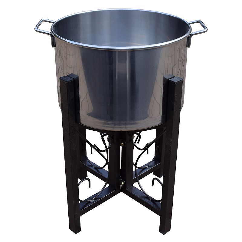 98382861 Stainless Steel 14-inch Ice Bucket & Stand, Brown sku 98382861